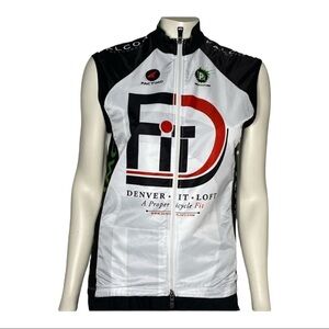 Pactimo Denver It Loft Bicycle Zip Up Vest Shirt Sz Small